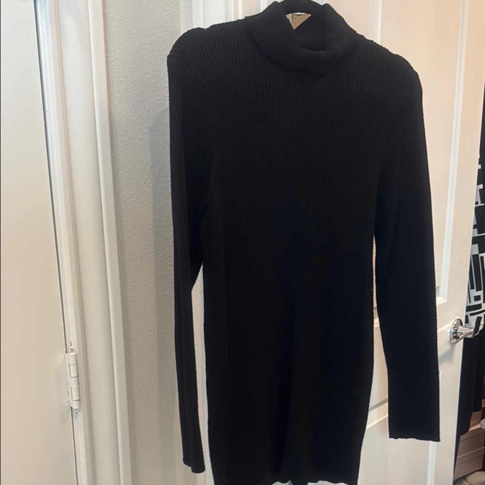 Torrid Black Ribbed sweater